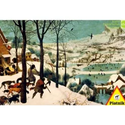 Puzzle 1000 pièces - Brueghel : Les chasseurs - Piatnik