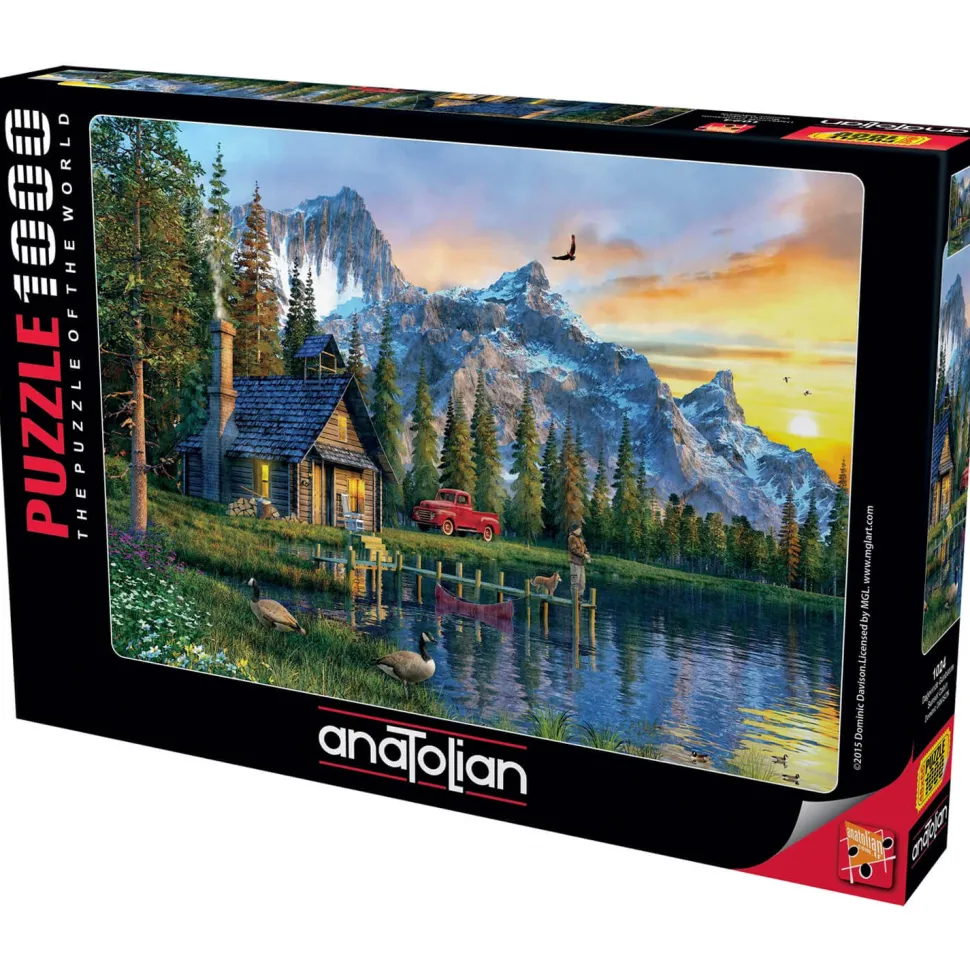 Puzzle 1000 pièces : Cabane au coucher du soleil - Anatolian