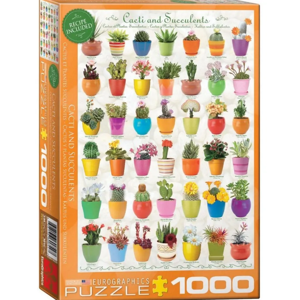 Puzzle 1000 pièces : Cactus - Eurographics