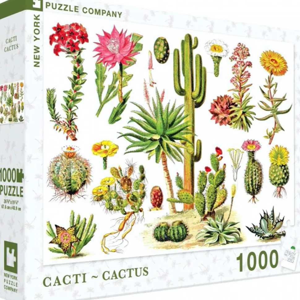 Puzzle 1000 pièces : cactus - New York Puzzle Company