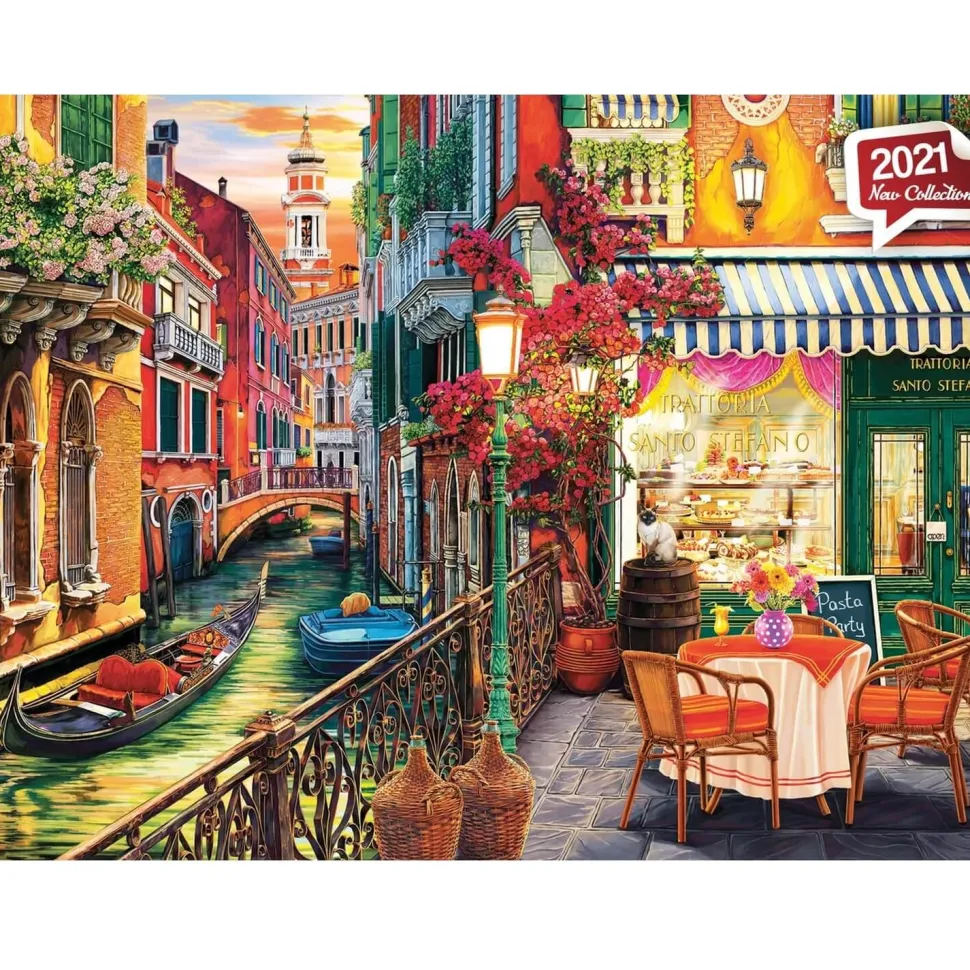 Puzzle 2000 pièces : Café Vénitien - Anatolian