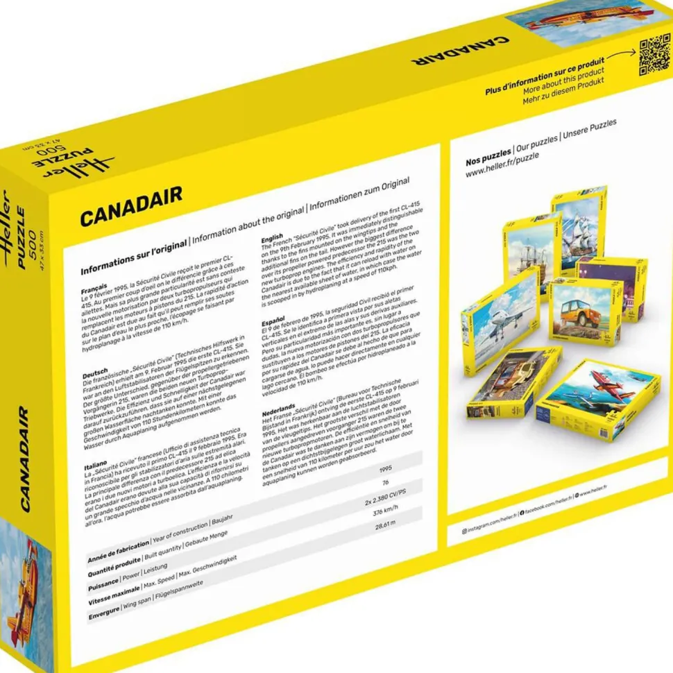 Puzzle 500 pièces : Canadair - Heller