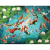 Puzzle 1000 pièces : Carpes Koï colorées - Eurographics