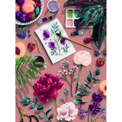 Puzzle 1000 pièces : Carte blanche à L'encrerie Marine : L'atelier - Nathan