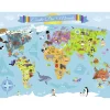 Puzzle 150 pièces : Carte du monde - Nathan