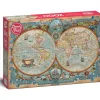 Puzzle 2000 pièces : Carte du monde des grandes découvertes - CherryPazzi