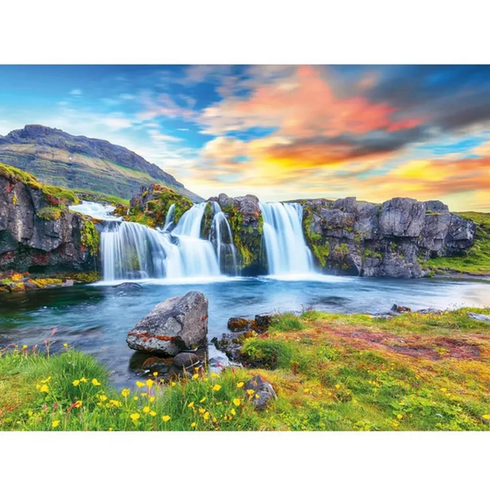 Puzzle 500 pièces : Cascade de glace - Dino