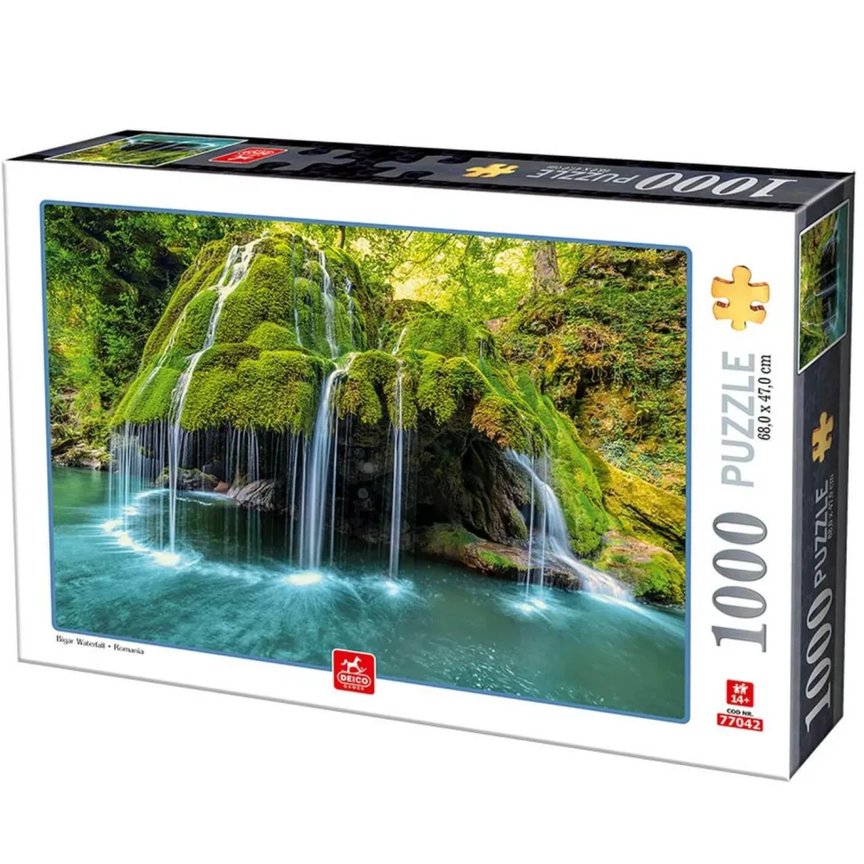 Puzzle 1000 pièces : Cascade, Roumanie - DToys