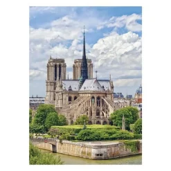 Puzzle 1000 pièces : Cathédrale Notre-Dame de Paris - Dino