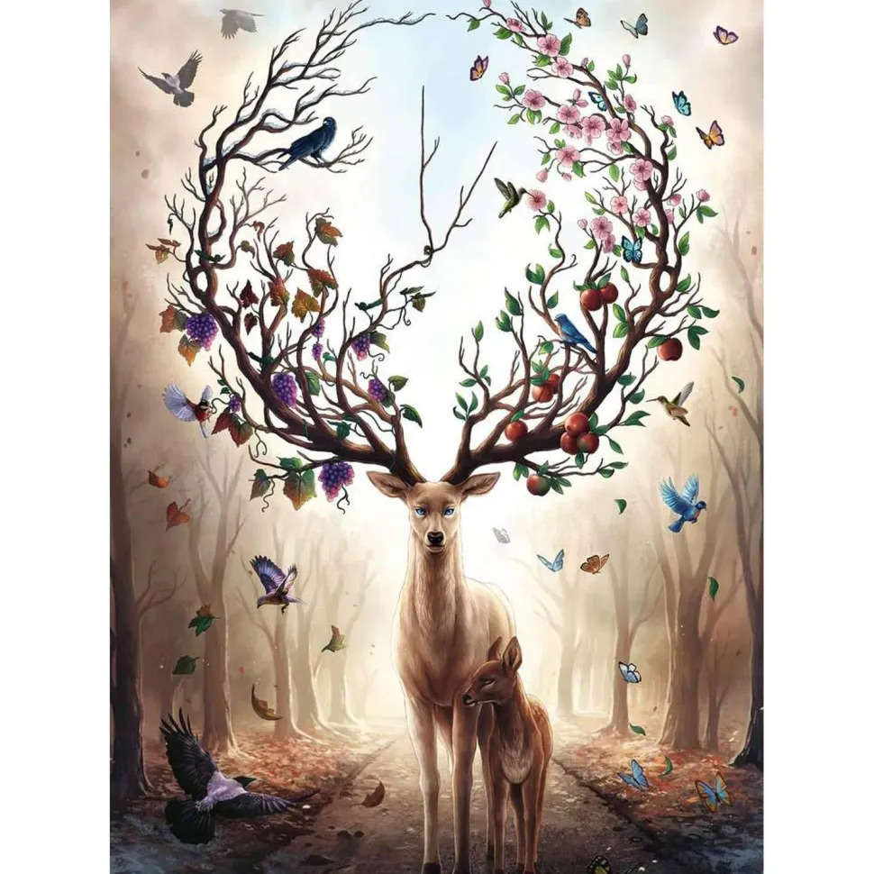 Puzzle 1000 pièces - Cerf fantastique - Ravensburger