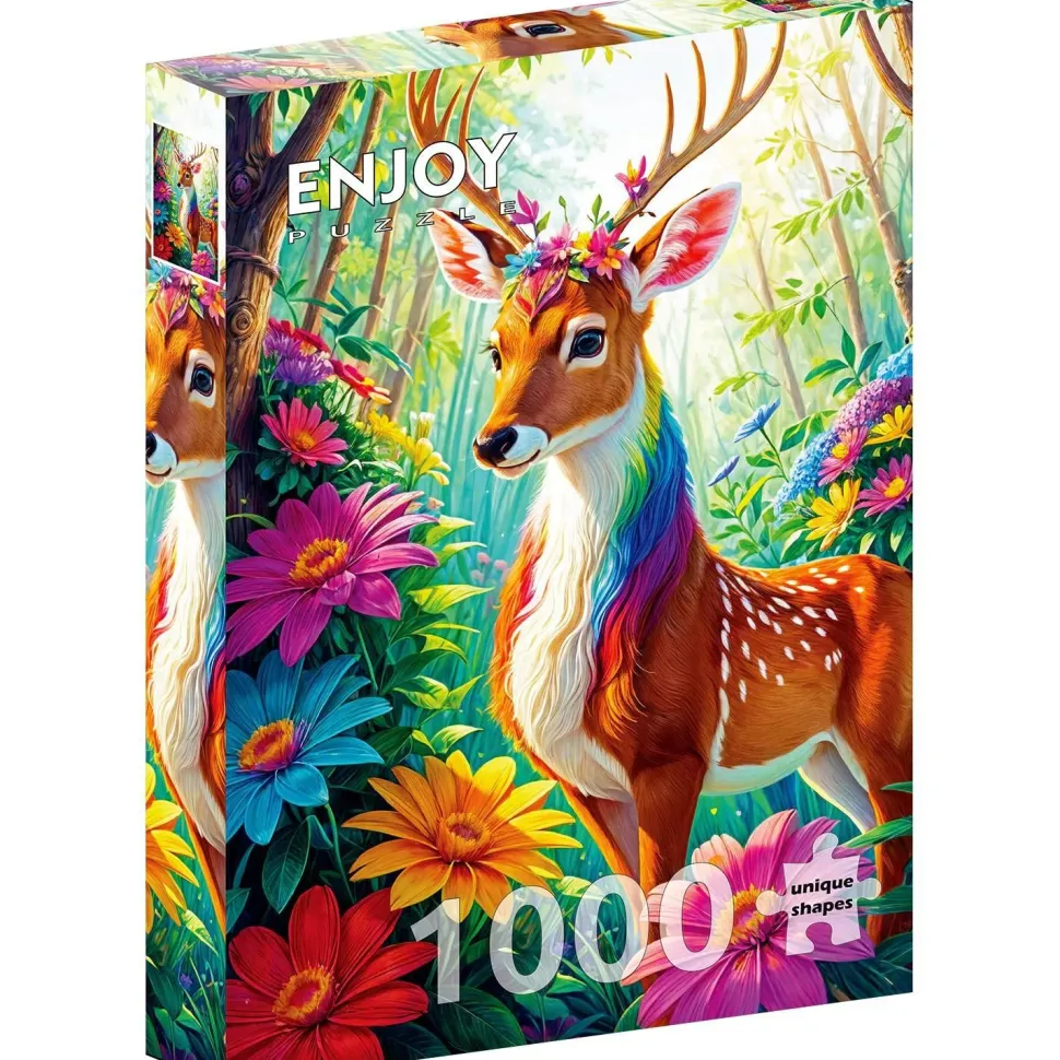 Puzzle 1000 Pièces : Cerf Magique - EnjoyPuzzle