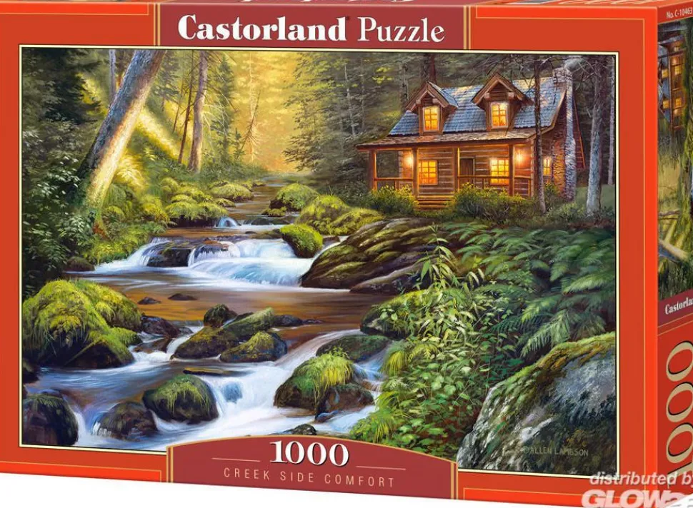 Puzzle 1000 pièces : Chalet confortable au bord du ruisseau - Castorland