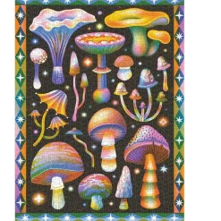 Puzzle 1000 pièces : Champignons cosmiques - Galison