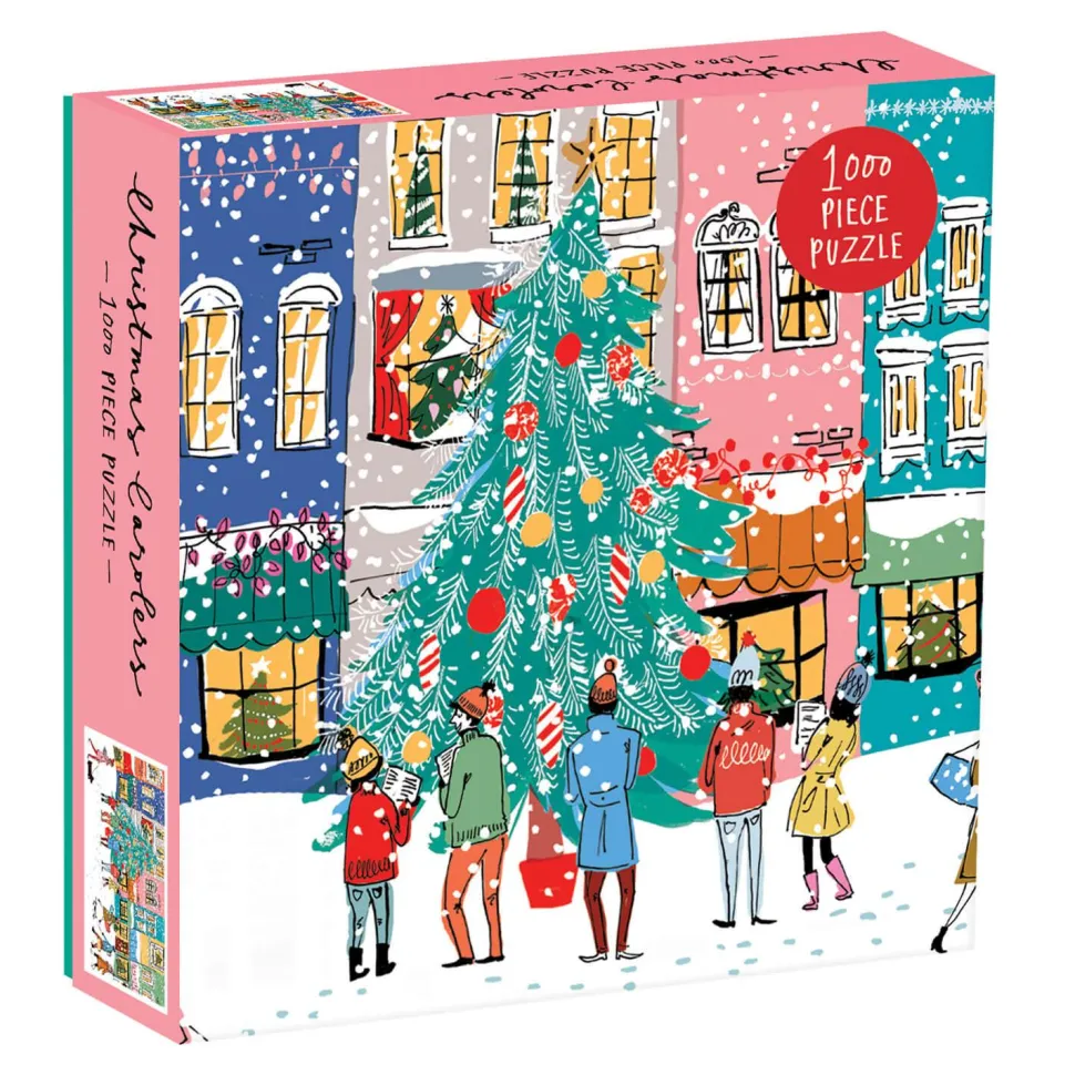 Puzzle 1000 pièces : Chanteurs de Noël - Galison