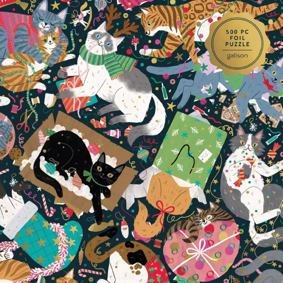 Puzzle 500 pièces : Chaos de Noël - Galison