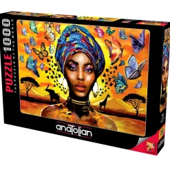 Puzzle 1000 pièces : Charmante femme - Anatolian
