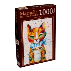Puzzle 1000 pièces : Chat coloré - Magnolia