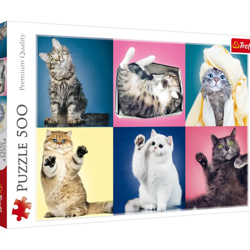 Puzzle 500 pièces : Chatons - Trefl