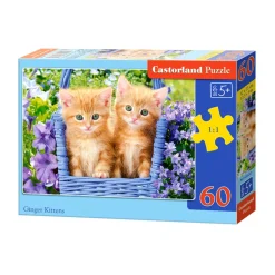 Puzzle 60 pièces : Chatons Roux - Castorland