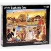 Puzzle 1000 pièces : Chats au bord du quai - Vermont Christmas Company