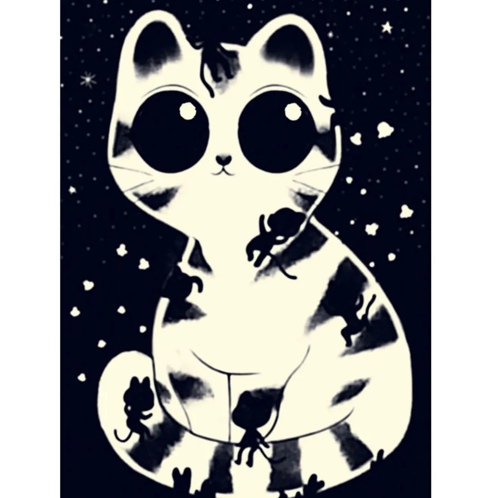 Puzzle 50 pièces : Chats câlins - Djeco