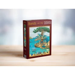 Puzzle 1000 Pièces : Chats dans l’Arbre - Magnolia