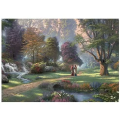 Puzzle 1000 pièces : Chemin de foi - Spirit, Thomas Kinkade - Schmidt