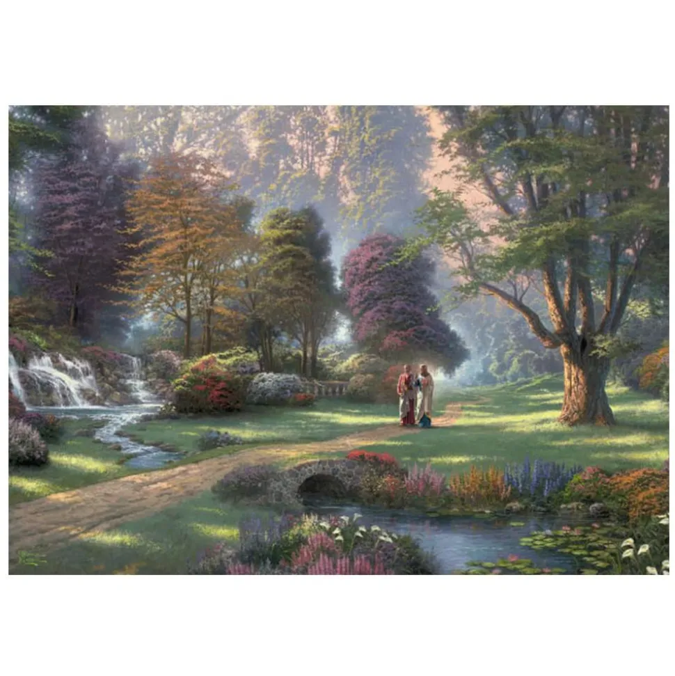 Puzzle 1000 pièces : Chemin de foi - Spirit, Thomas Kinkade - Schmidt