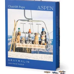 Puzzle 1000 pièces : Chiens d'Aspen - Galison