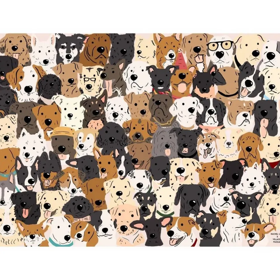 Puzzle 1000 pièces : Chiens de sauvetage - Villager Puzzles