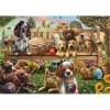 Puzzle 200 pièces : Chiens et chats en pique-nique - Schmidt