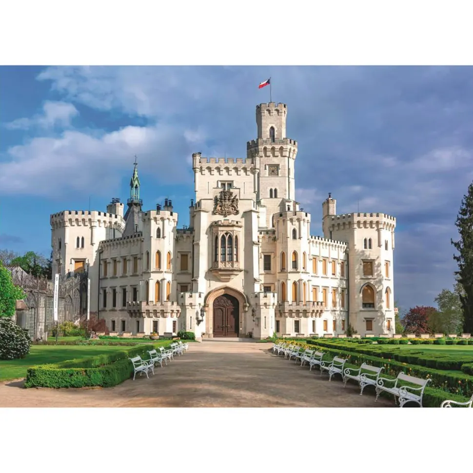 Puzzle 1000 pièces : Château de Hluboká - Dino