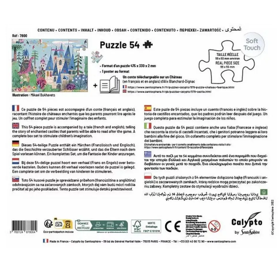 Puzzle 54 pièces : Château Féérique - Sentosphère