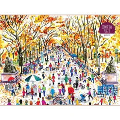 Puzzle 1000 pièces : Chute à Central Park, Michael Storrings - Galison