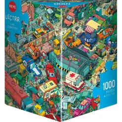 Puzzle 1000 pièces : Cimetière de voitures - Heye