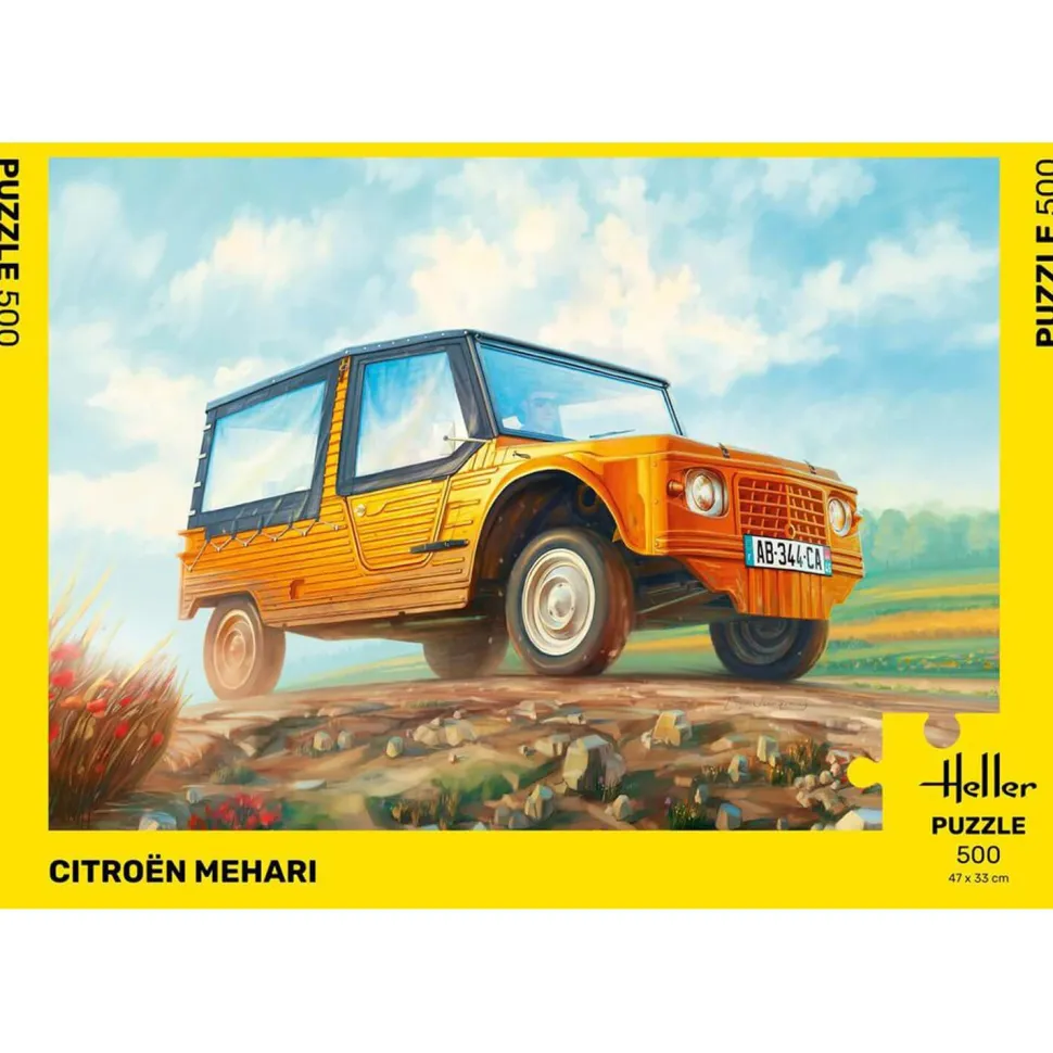Puzzle 500 pièces : Citroen Mehari - Heller