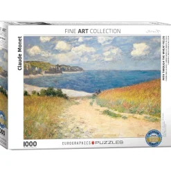 Puzzle 1000 pièces : Claude Monet : Chemin à travers les champs de blé - Eurographics