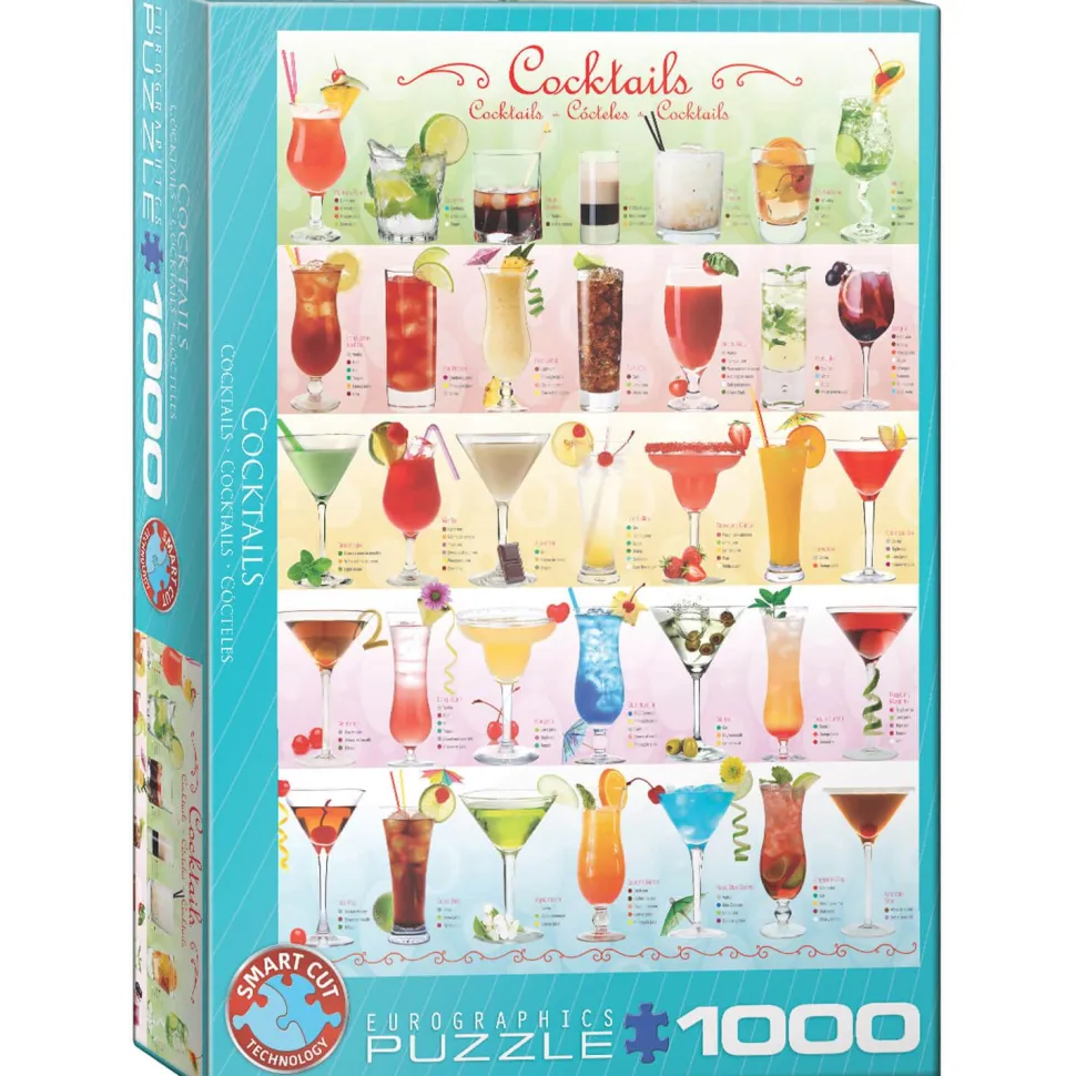 Puzzle 1000 pièces : Cocktails - Eurographics