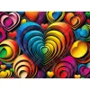 Puzzle 1000 pièces : Coeur coloré - Yazz puzzle
