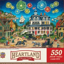 Puzzle 550 pièces : Collection Heartland - Finale des feux d'artifice - Master Pieces