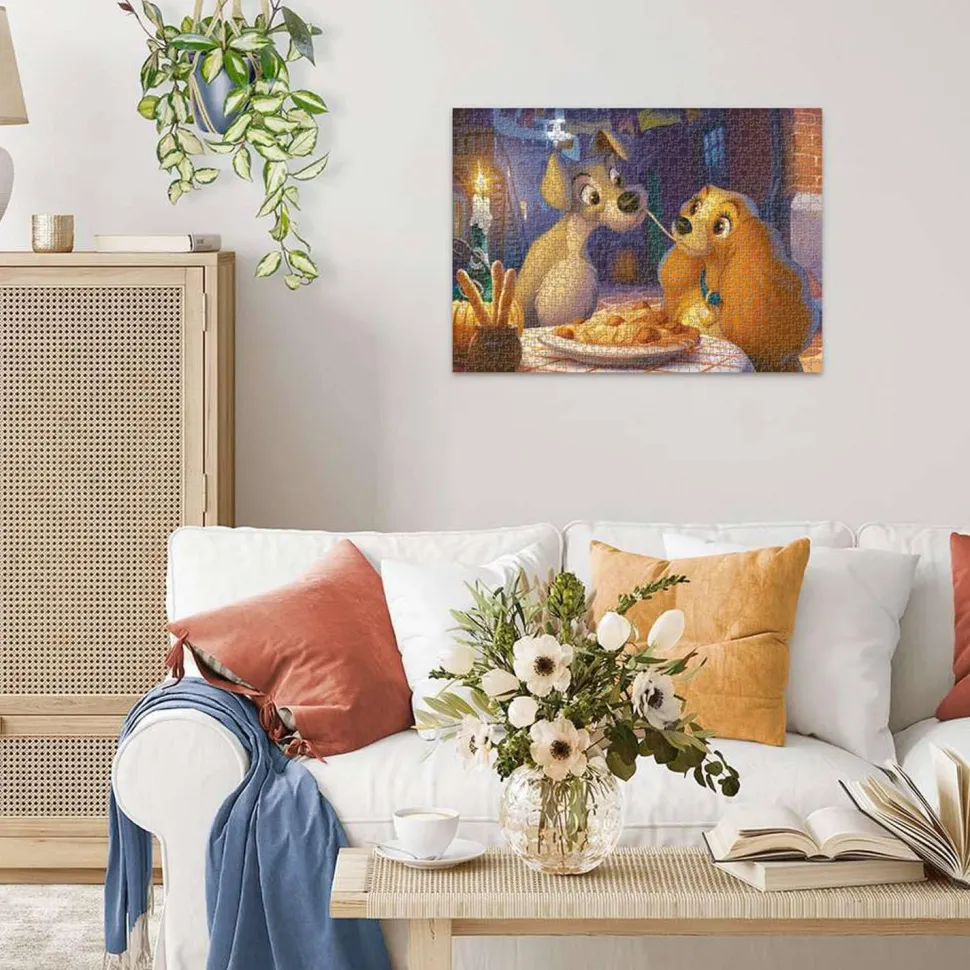 Puzzle 1000 pièces - Collection Disney : La Belle et le Clochard - Ravensburger