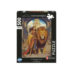 Puzzle 500 pièces : Collection Fantastique - La dompteuse de lions - Nathan
