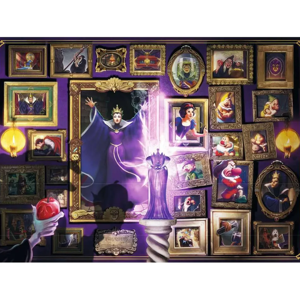 Puzzle 1000 pièces - Collection Disney Villainous : La méchante Reine-Sorcière - Ravensburger