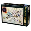 Puzzle 1000 pièces : Composition 8, Wassily Kandinsky - DToys