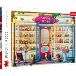Puzzle 500 pièces : Confiserie - Trefl