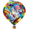Puzzle 500 pièces : Contours - Puzzle en forme de montgolfières - Master Pieces