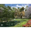 Puzzle 3000 pièces : Cottage au bord du lac au printemps - Anatolian