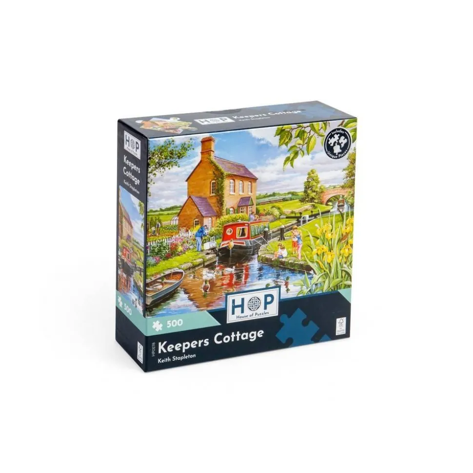 Puzzle 500 pièces : Cottage des gardiens - The House Of Puzzle