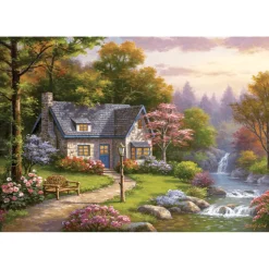 Puzzle 2000 pièces : Cottage de Storybrook, Sung Kim - Anatolian