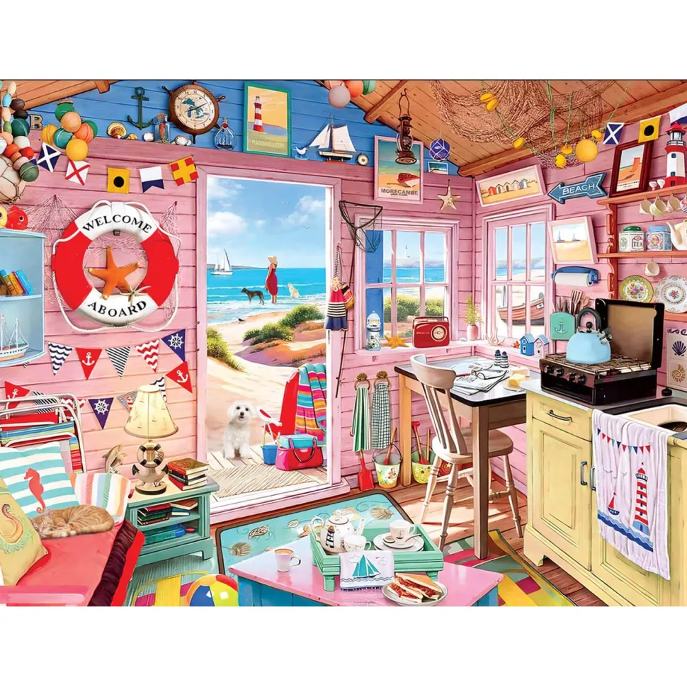 Puzzle 1000 pièces : Cottage sur la plage - Eurographics